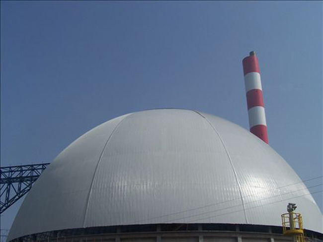 库尔勒球形发电厂网架工程